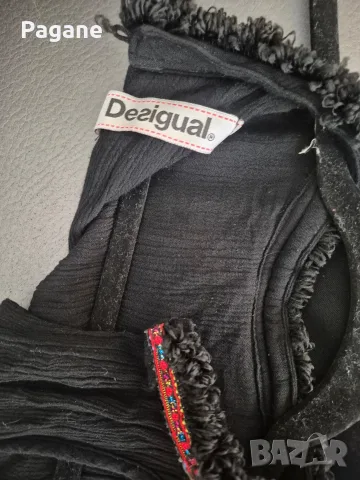 Desigual Страхотен черен топ с красива бродерия и пайети 🌹

​, снимка 10 - Корсети, бюстиета, топове - 55396104