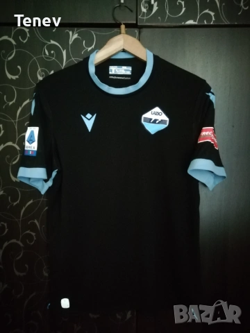 Lazio Anderson мачова оригинална фланелка тениска с автограф Лацио Macron , снимка 2 - Тениски - 42260942