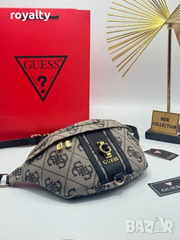 Guess Нова Дамска Кожена Чанта Гес Различни Цветове , снимка 5 - Чанти - 55288935