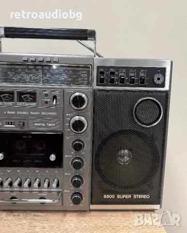🔊Ретро масивен радиокасетофон Boombox Universum Senator 8800 - (SANYO)🔊, снимка 3 - Радиокасетофони, транзистори - 54601185