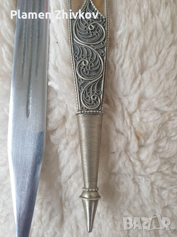 кавказка кама с филигран, снимка 13 - Антикварни и старинни предмети - 54015486