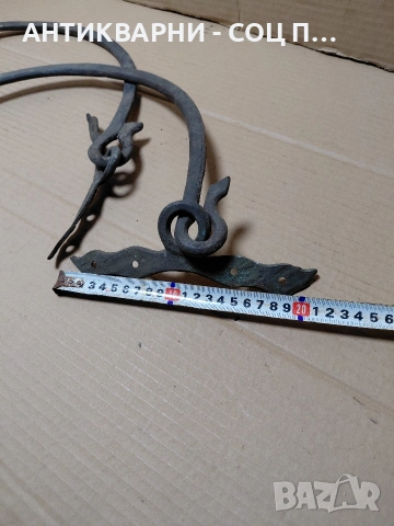 Комплект Соц Стари Бакърени Медни Дръжки Общо Тегло 2.100кг. НОМЕР 341., снимка 12 - Антикварни и старинни предмети - 54101750