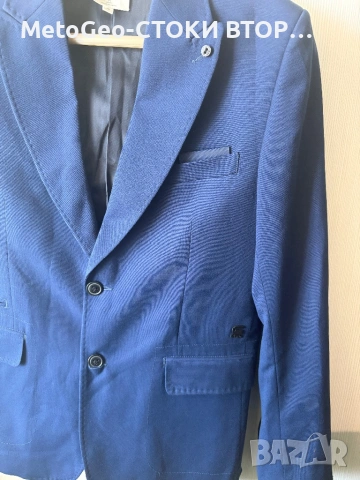Мъжко сако яке G-Star RAW – Оригинално, Наситено синьо (Размер 52), снимка 3 - Сака - 54425123