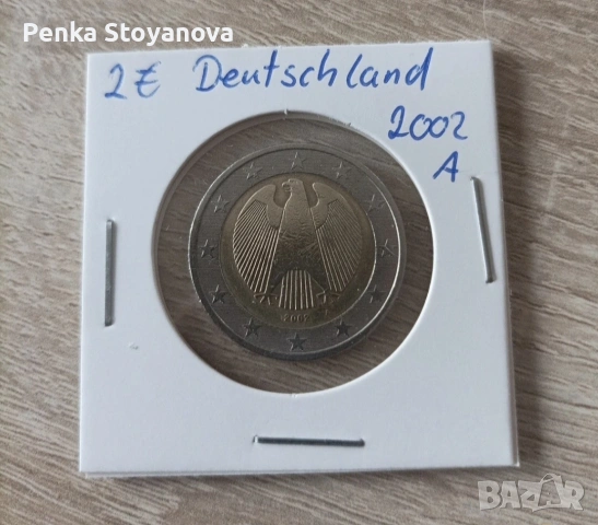 Монета 2 евро, 2002 А Германия 