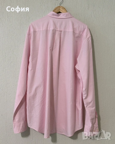 Розова Oxford риза Gant, снимка 5 - Ризи - 55211496