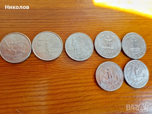 QUARTER DOLLAR "7бр х 2€"!