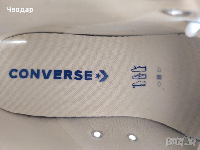 Кецове CONVERSE от естествена кожа - размер 44,5/29 см., снимка 8 - Кецове - 54753193