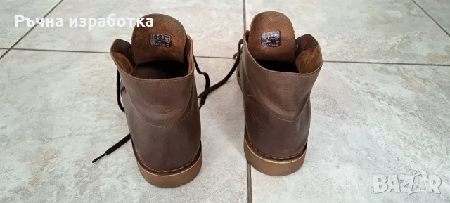 clarks мъжки боти номер 45 обувки кубински боти естествена кожа цвят кафяв, снимка 9 - Мъжки боти - 55509610