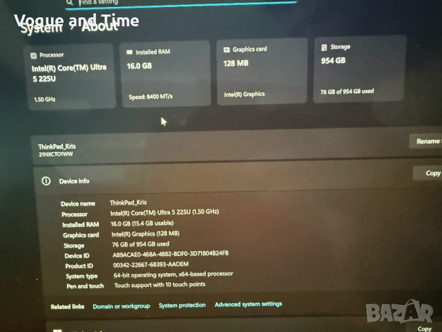 Lenovo ThinkPad X1 Carbon Gen 13 (Aura Ed.) | Гаранция до 2029, снимка 8 - Лаптопи за работа - 54592886