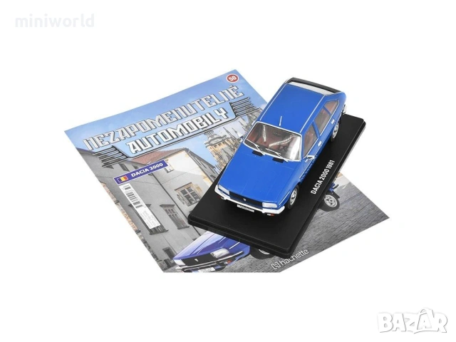 Dacia 2000 1981 - мащаб 1:24 на Hachette моделът е нов в блистер, снимка 3 - Колекции - 54041711