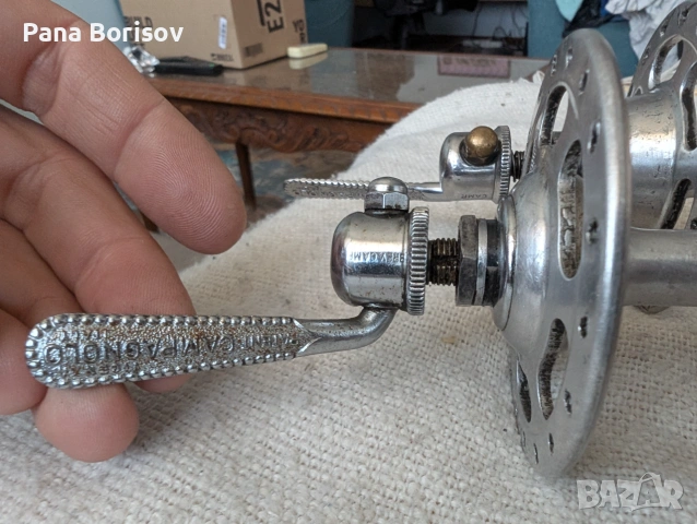 Ретро Шосйни Главини Широк Фланец Campagnolo, снимка 6 - Части за велосипеди - 55247389