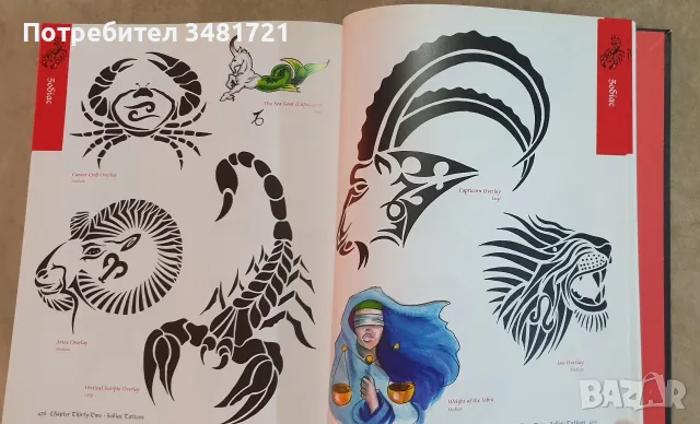 Голям справочник на татуировките / Tattoo Sourcebook, снимка 9 - Изкуство, музика, кино и фотография - 55361775