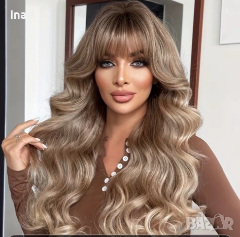 Руса перука гъста и дълга