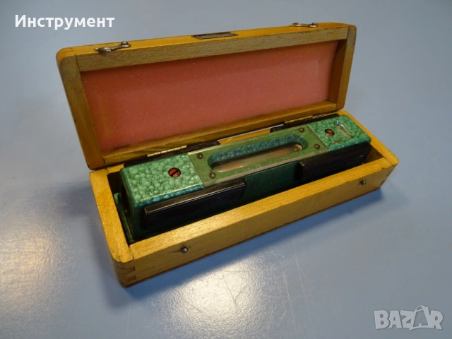 Нивелир машинен KINEX L-200mm precision machine level, снимка 6 - Други инструменти - 54916282