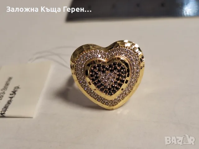 Дамски златен пръстен 4,54гр., снимка 3 - Пръстени - 55527601