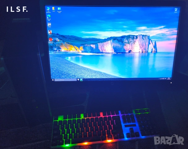 Компютър HP+Монитор HP и Клавиатура