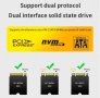 Dual Port NVME NGFF , SATA , B-Key двоен адаптер, снимка 4