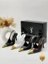 Yves Saint Laurent Нови Дамски Сандали на Ток Различни Цветове , снимка 1