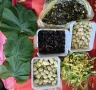 Пресен Бадем, лозови листа, черници, снимка 9