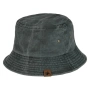 Мъжка bucket шапка памучна каки с кафяв patch_1235294, снимка 1