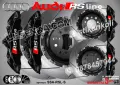 Audi RS Line надписи за капаци на спирачни апарати, снимка 4