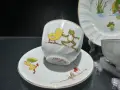 Стар български порцелан детски комплект за хранене , снимка 4