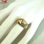 Пръстен с 14К златно покритие 224914, снимка 4