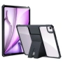 XUNDD калъф за iPad Air 13 (2026-2024) & Pro 12.9 – TPU+PC, подставка, Airbag, протектор – черен, снимка 1