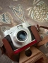 Ретро фотоапарат Beirette Modell 2 с обектив Meritar 2.9/45 и кожен калъф 35мм лента, снимка 1