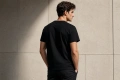 Мъжка тениска Celine Paris — черна с varsity лого „CELINE PARIS" regular fit, снимка 2
