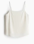 Сатенен потник с кристали на H&M, снимка 1
