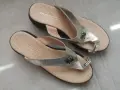 Fabiano нови чехли от естествена кожа, N 40 златист цвят, снимка 6