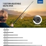 Нова Селфи стик Стойка за екшън камера мотор велосипед Insta360 DJI POV, снимка 2