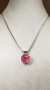 Ексклузивна ръчно изработена огърлица с рядък Афганистански рубелит 10,75 карата!, снимка 10