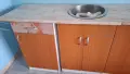 Кухня 230/160 см + плот + кръгла мивка, снимка 3