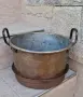Масивен и тежък меден съд / кашпа, снимка 7