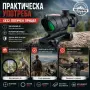 Оптически прицел мерник 4X32 тактически бързомер за лов пушка еърсофт, снимка 6