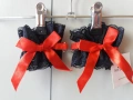  Еротичини дантелени белезници с панделки и метални халки Ann Summers, снимка 2