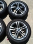 Оригинални джанти Мерцедес 17" 5х112 Mercedes 5x112 с гуми 205/55/17 дот1525 нови комплект , снимка 4