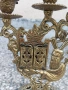 Красив еврейски свещник с някаква молитва, снимка 4