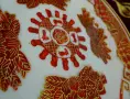 Китайска порцеланова чиния Qianlong Nian Zhi,злато. , снимка 2