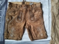 Автентични баварски кожени панталони (Lederhosen) – Alpin и Wild & Wald, Естествена кожа, снимка 9
