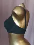 SPRIT 80 D Черен сутиен с релефни кадифени цветя , снимка 3