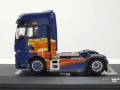 MAN TGX XXL влекач 2020 - мащаб 1:43 на ixo models моделът е нов в PVC дисплей-кейс, снимка 3