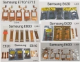 Лентови кабели/Flat Cable за Samsung E250,D900,U700,G600,B5702,J600,L770v,B520,B250,B300,B3410,E2210, снимка 10
