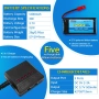 Комплект от 5 броя 3.7V 1200mAh 30C Lipo батерии със зарядно устройство 5 в 1 JST щепсел за дрон , снимка 3
