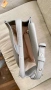 Tods дамска кожена чанта сива, снимка 3