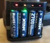 Комплект XTAR L4 + 4 бр. XTAR AA 1.5V Li-ion 4300mWh Батерии , снимка 3