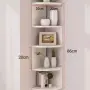 Ъглова етажерка за съхранение с 5 рафта, снимка 1