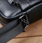 Мъжка функционална и елегантна кожена чанта Montreal /Черна естест. кожа!, снимка 8